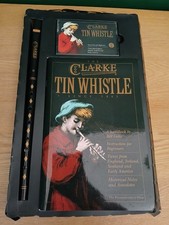 Clarke Penny Whistle Set Whistle Tape & Book