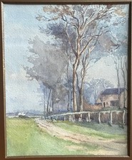 Manner of - CYRIL GEORGE LANDER (1892-1983) - Australian Artist - watercolour