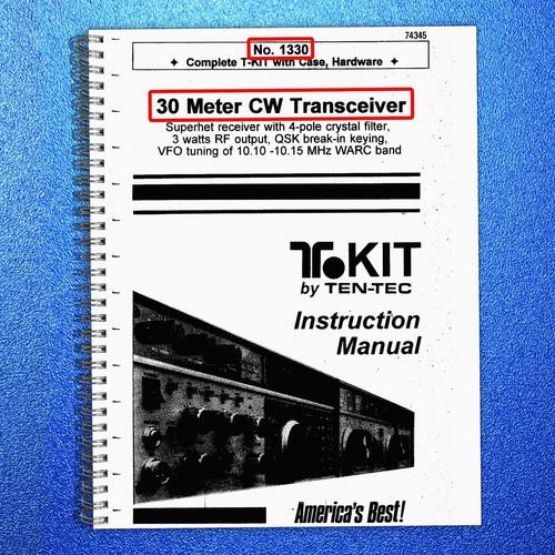 Ten tec 1330 meter cw - tec,