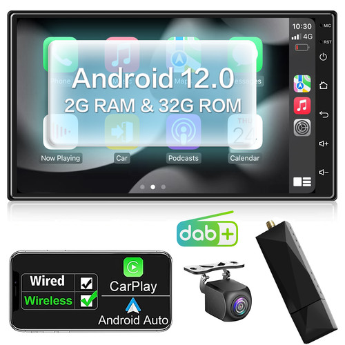 32gb android 12 - 7", auto