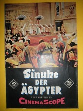 Sinuhe der Ägypter / Victor Mature, Jean Simmons / EA-Handzettel 1954