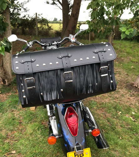 Motorcycle sissy bar - bar, bag,