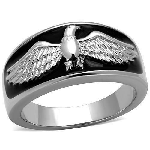 Mens eagle ring band - , 11mm