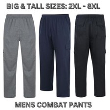 Mens Big Size Combat Pants