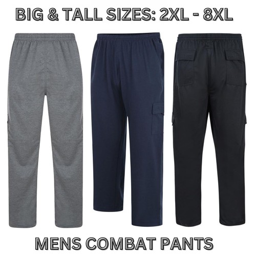 Mens big size combat pants - big,