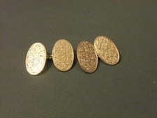 Late Victorian 9ct Cuff Links