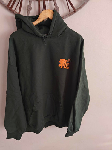Green japanese graphic print - green,