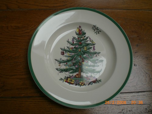 Spode christmas tree dinner - spode,