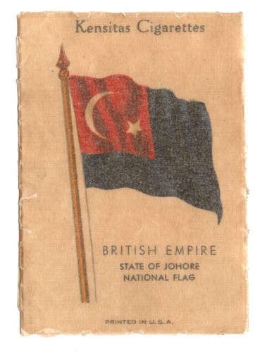 Kensitas silk cigarette card - silk,