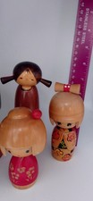 Wooden Kokeshi Dolls
