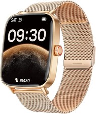 TOOBUR Smart Watch for Women, Android and iOS Phones Compatible, Fitness Running