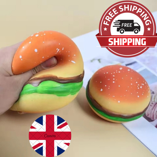Needoh burger squishy - needoh,