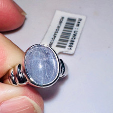 Blue Star Sapphire in white