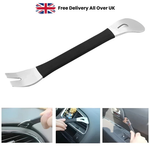 Metal car pry tool - pry, audio