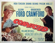 Convicted 1950 Dvd Glenn Ford copy of a public domain film disc only