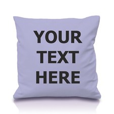 Personalised Photo Cushion Cover Name Cotton Pillowcase Image Text Printed Gift