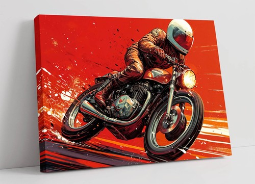 Cool guy driving motorbike - cool,