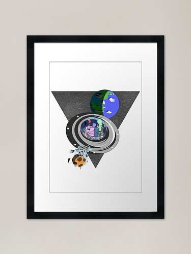 Don panic framed art - don't,
