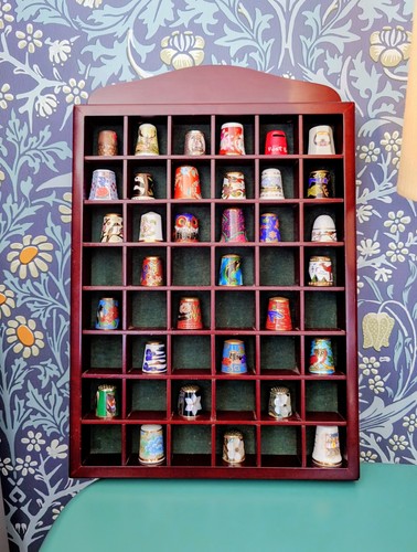 Vintage cloisonné thimbles - vintage,