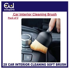 2X CAR INTERIOR CLEANING SOFT BRUSH INSTRUMENT PANEL CREVICE DUST REMOVAL TOOL