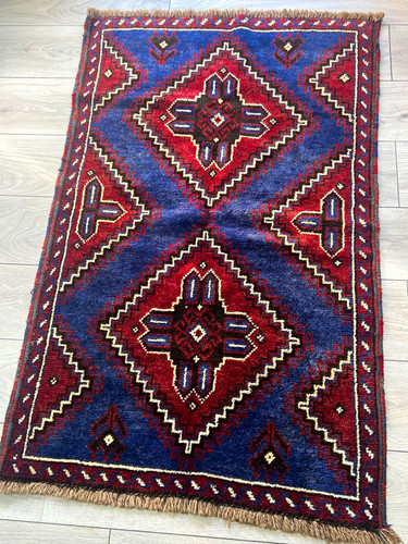 Afghan hand knotted wool rug - afghan,