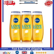 3x NIVEA Shower Sunshine Love