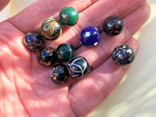 10Antique Czech glass ball