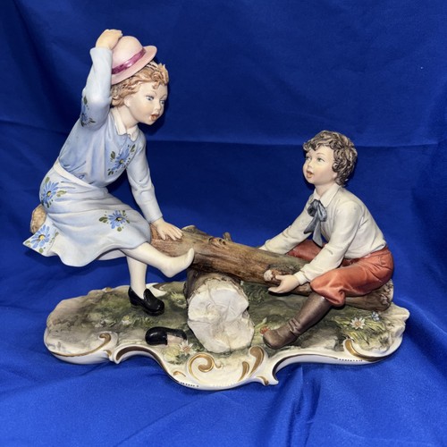 Vintage capodimonte figure - capodimonte,
