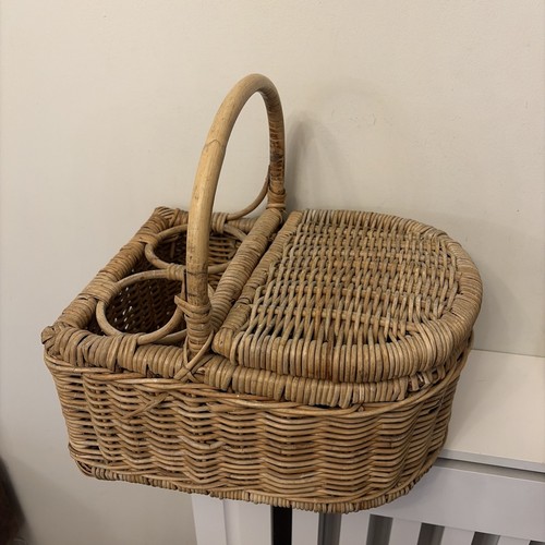 Vintage wicker woven - vintage,