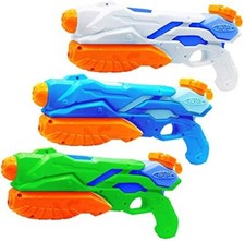 3X Water Gun Pistol for Kids Super Soakers Pump for Kids Adults UK SELLER