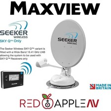 Maxview 85cm SKY Q LNB Seeker Automatic Wireless Satellite Dish Motorhome