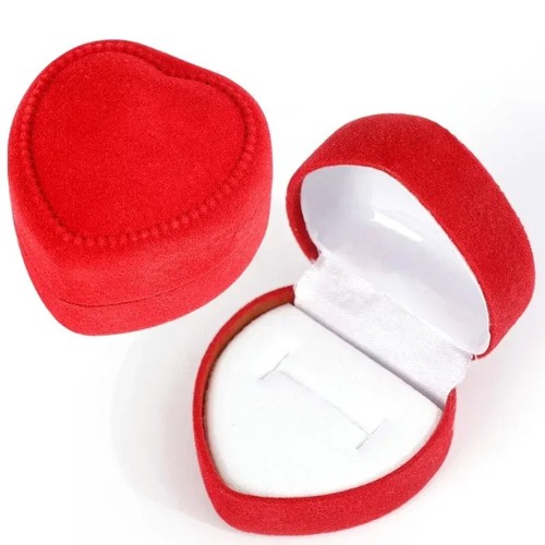 Heart shape velvet - velvet, ring