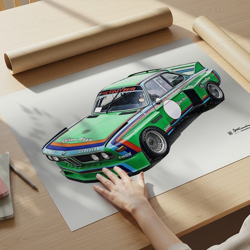 Bmw csl 1976 group - 5,