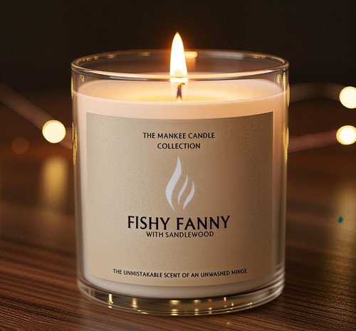 Funny rude mankee candle label - funny/rude,