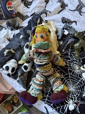 Vinted Homemade Doll Parch Work Scrap Quilt