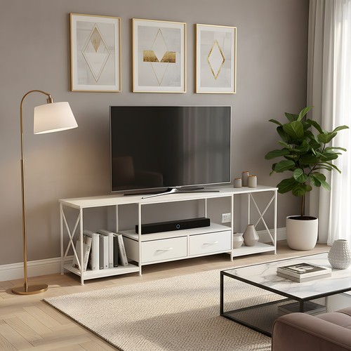 160cm long stand console - long,