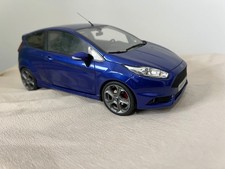 Otto 403 Ford Fiesta Mk.7 ST model road car Spirit Blue Metallic Resin 2016 1:18