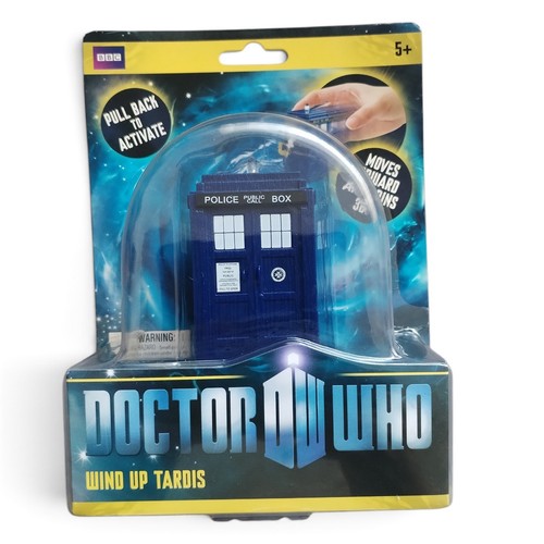 Wind tardis toy bbc bluw - up,