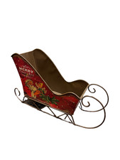 Large Santa Sleigh Christmas
