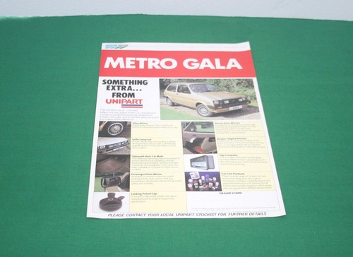 Austin rover unipart metro - ,