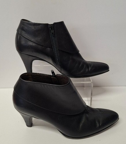 Gabor black leather - leather, side