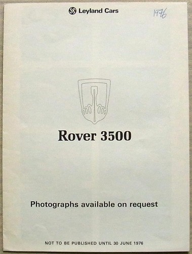 Rover 3500 car press - 3500,