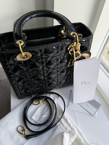 Christian dior black patent - christian,