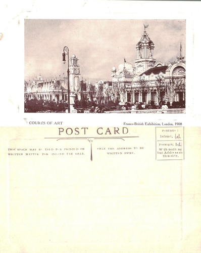Vintage postcard courts - postcard,