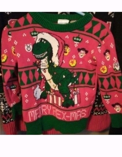 Toy story rex ugly christmas - story,