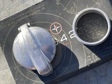 Enots Monza Type Alloy Original Flip Top Motorcycle Fuel Oil Cap Etc Vintage 