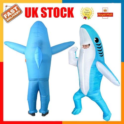 Inflatable blue shark - blue, animal