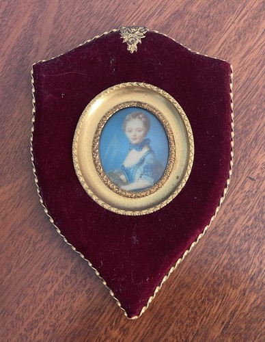 Vintage velvet brass framed - vintage,