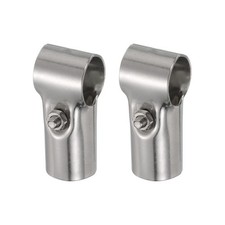 2 Pcs Stainless Steel T Pipe