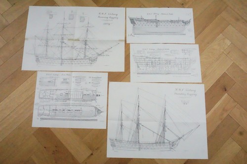 Hms victory ship shipping plan - hms,